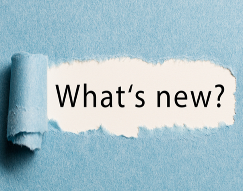 What's new?